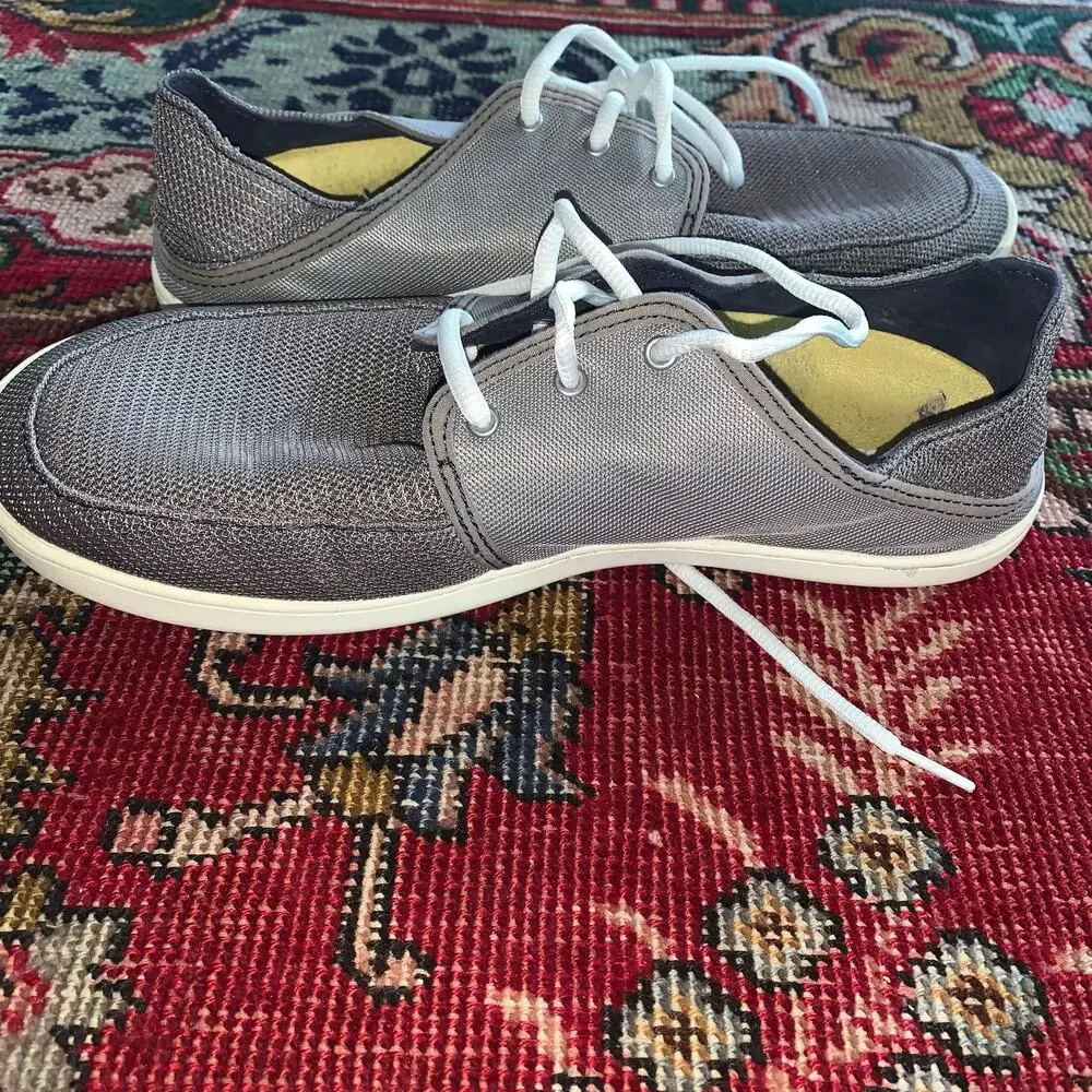 OluKai Men’s 9‎ Gray Boat Shoes